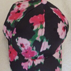 NWT-Nicole Miller Floral Adjustible Hat